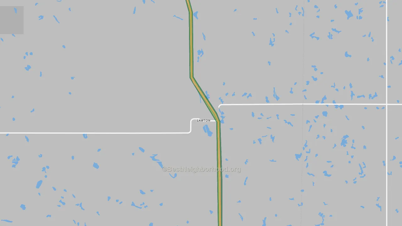 58345, ND Map of Noise Levels in 58345