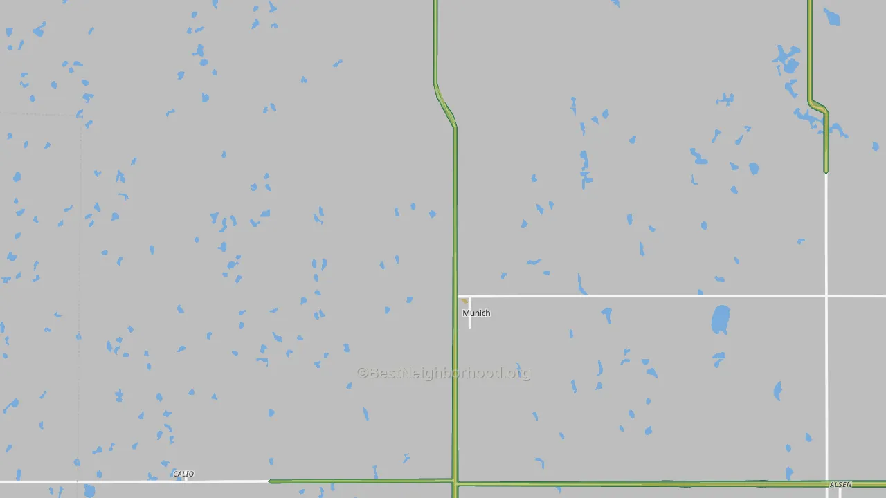 58352, ND Map of Noise Levels in 58352