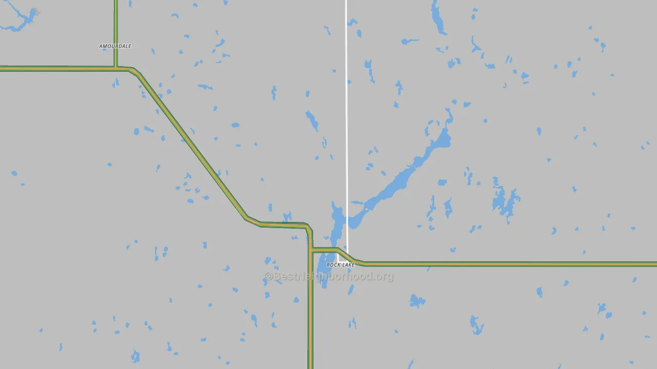 58365, ND Map of Noise Levels in 58365
