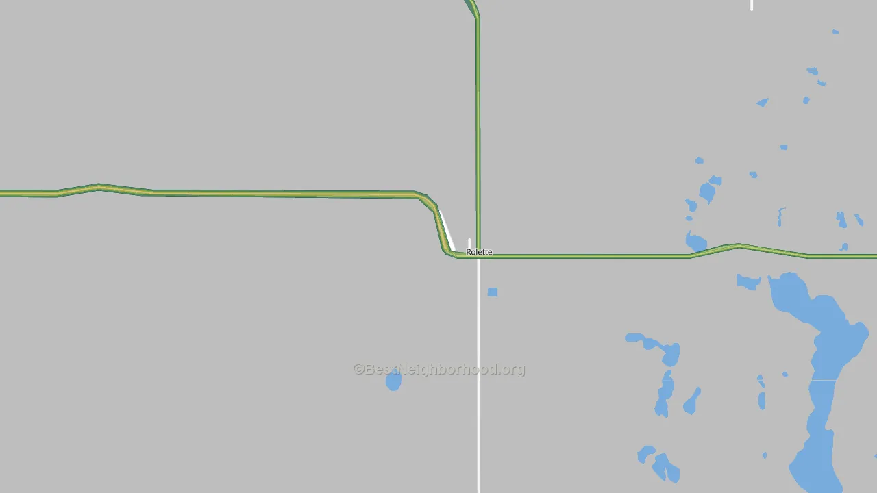 58366, ND Map of Noise Levels in 58366