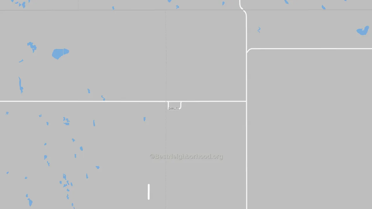 58372, ND Map of Noise Levels in 58372