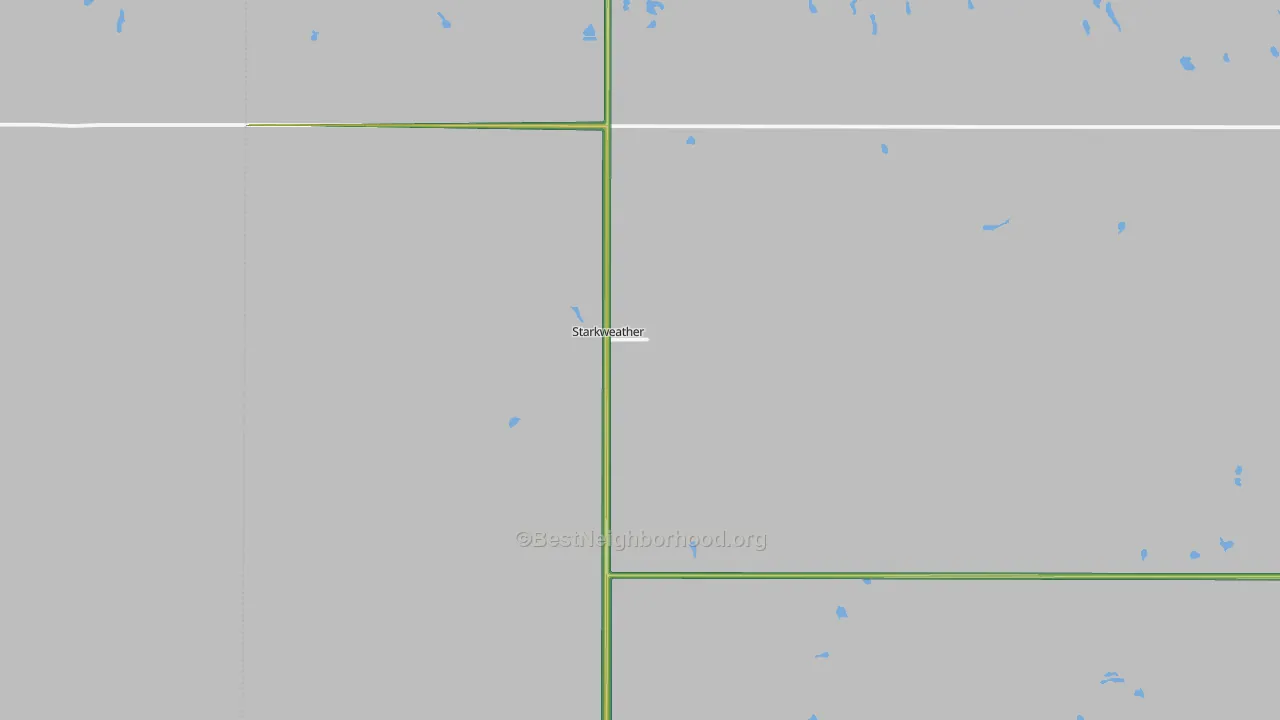58377, ND Map of Noise Levels in 58377