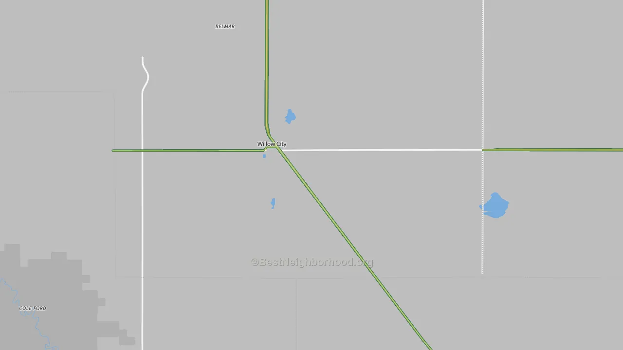 58384, ND Map of Noise Levels in 58384