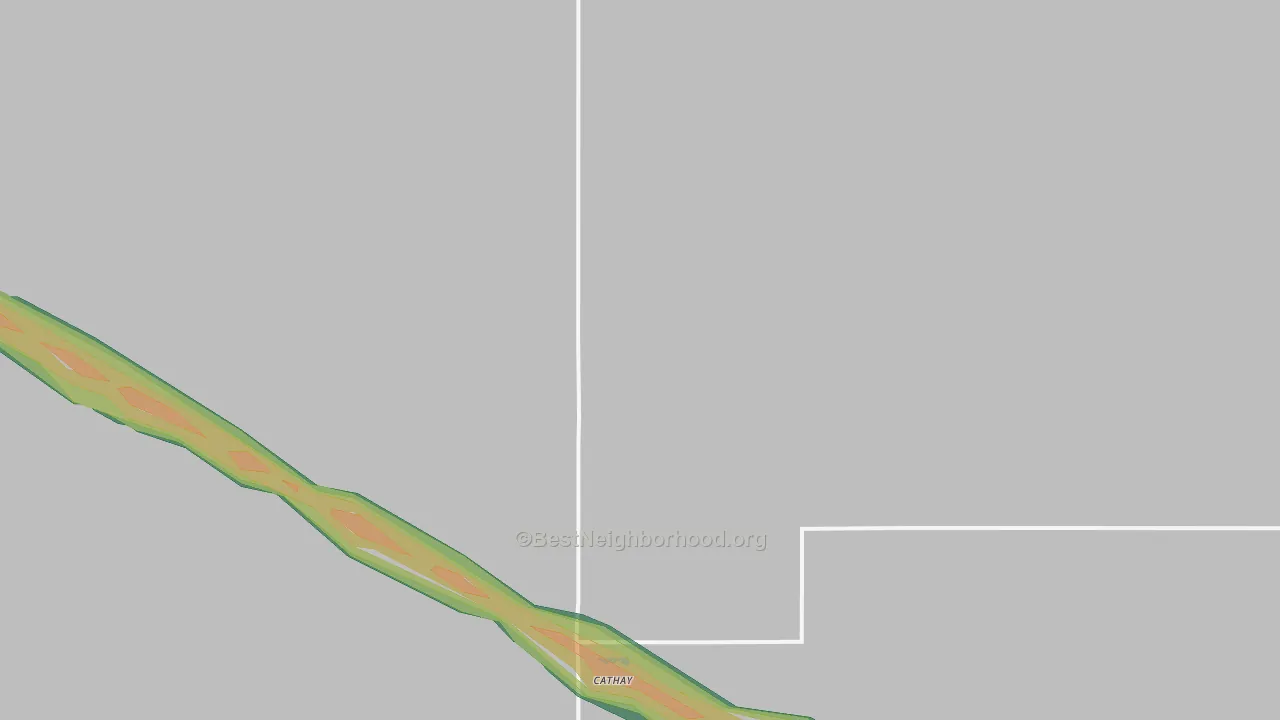 58422, ND Map of Noise Levels in 58422