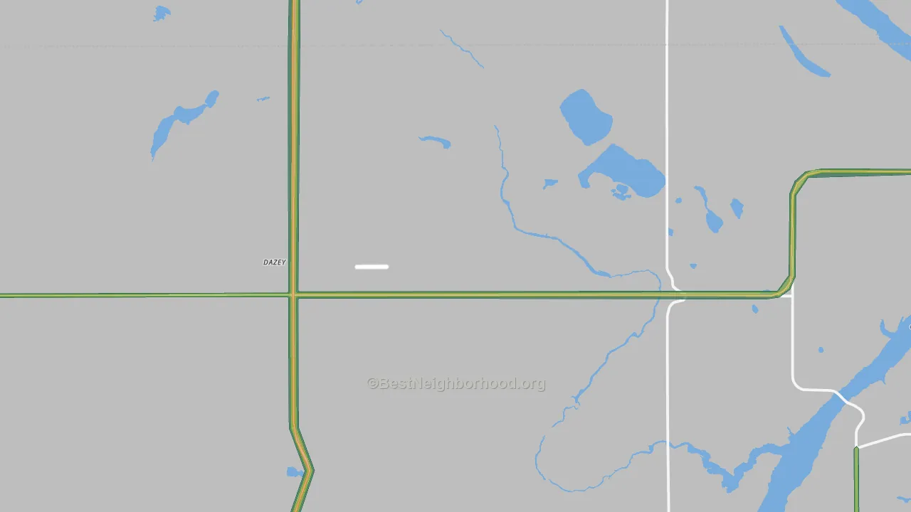 58429, ND Map of Noise Levels in 58429