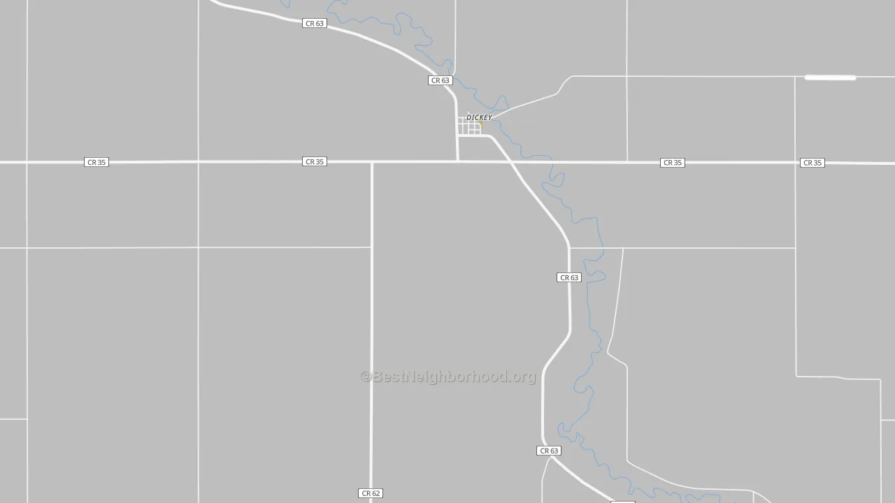 58431, ND Map of Noise Levels in 58431