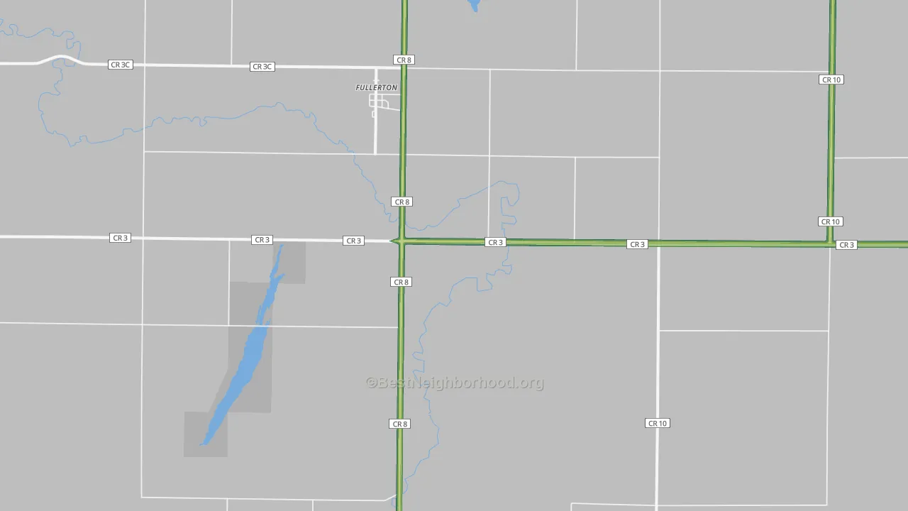 58441, ND Map of Noise Levels in 58441