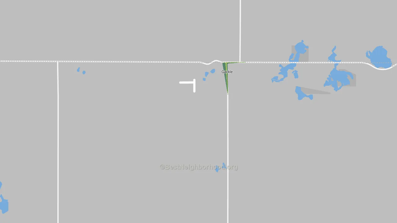 58442, ND Map of Noise Levels in 58442