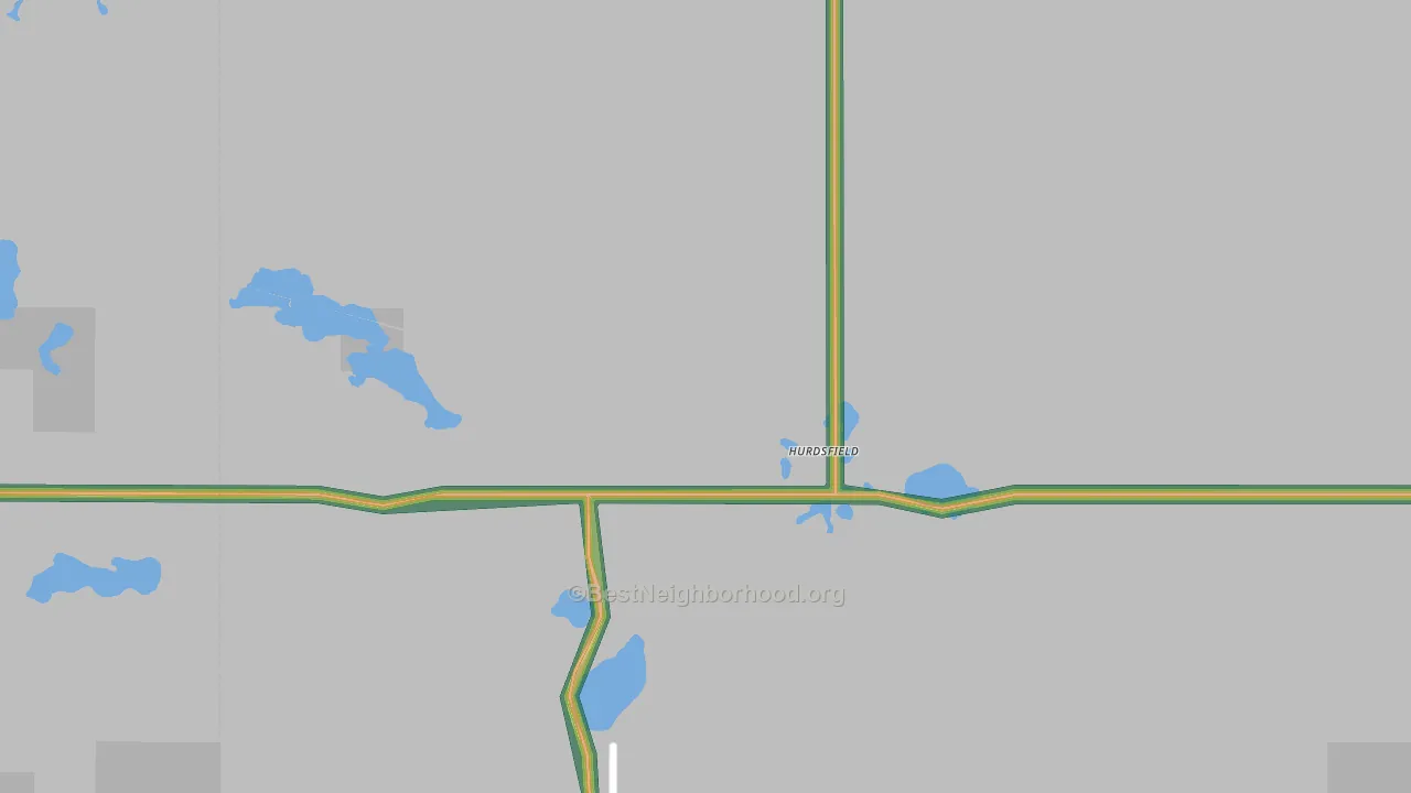 58451, ND Map of Noise Levels in 58451