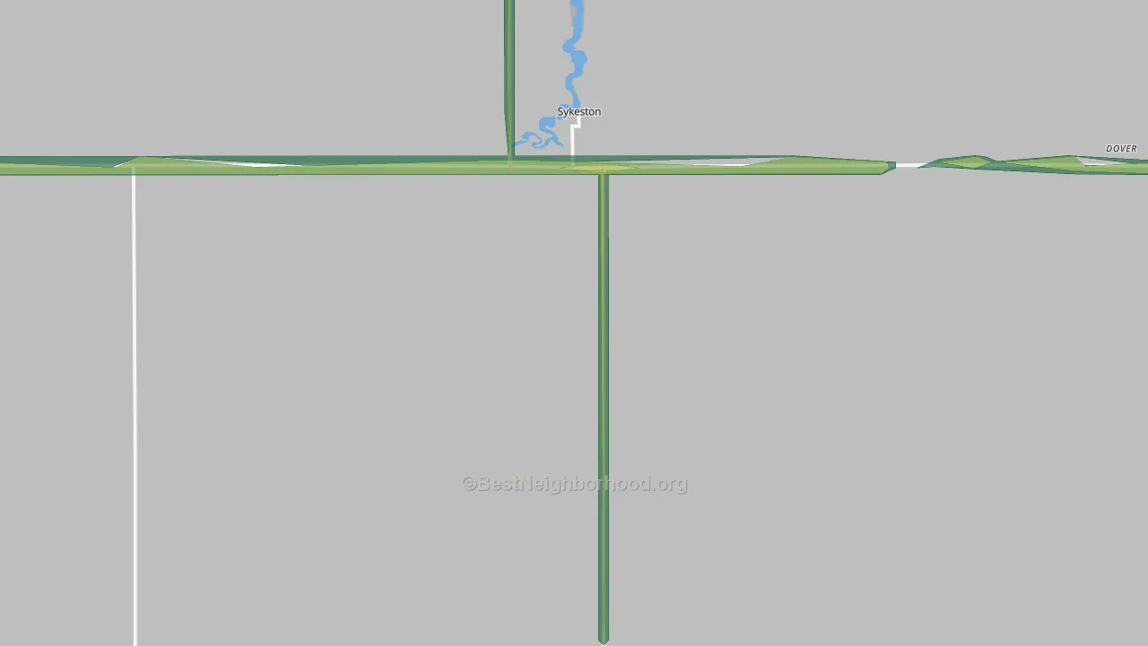 58486, ND Map of Noise Levels in 58486
