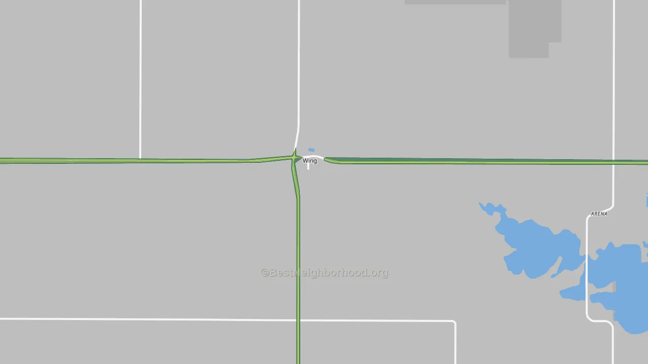 58494, ND Map of Noise Levels in 58494