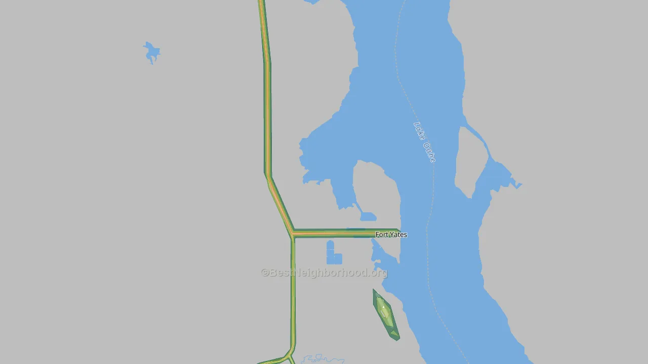 58538, ND Map of Noise Levels in 58538