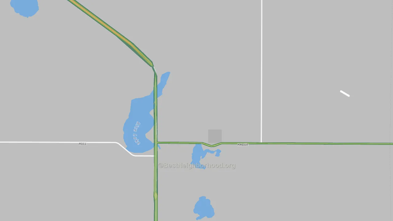 58542, ND Map of Noise Levels in 58542