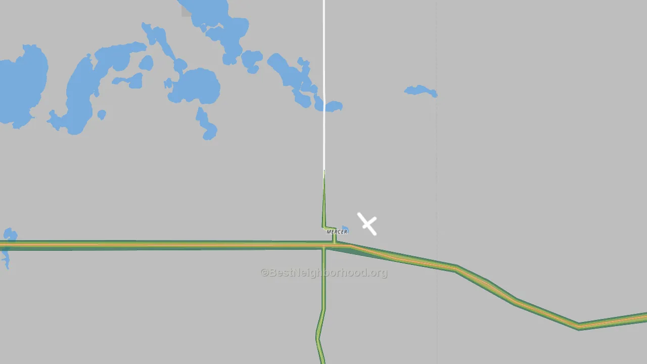 58559, ND Map of Noise Levels in 58559