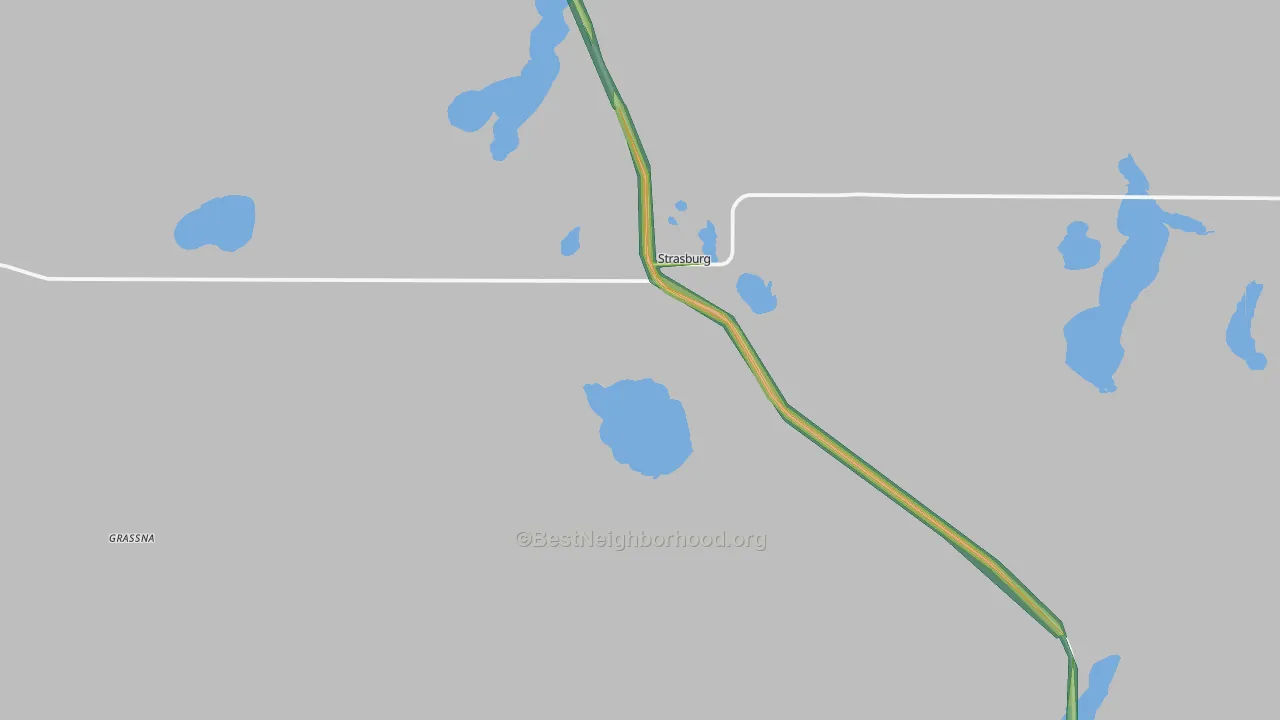 58573, ND Map of Noise Levels in 58573