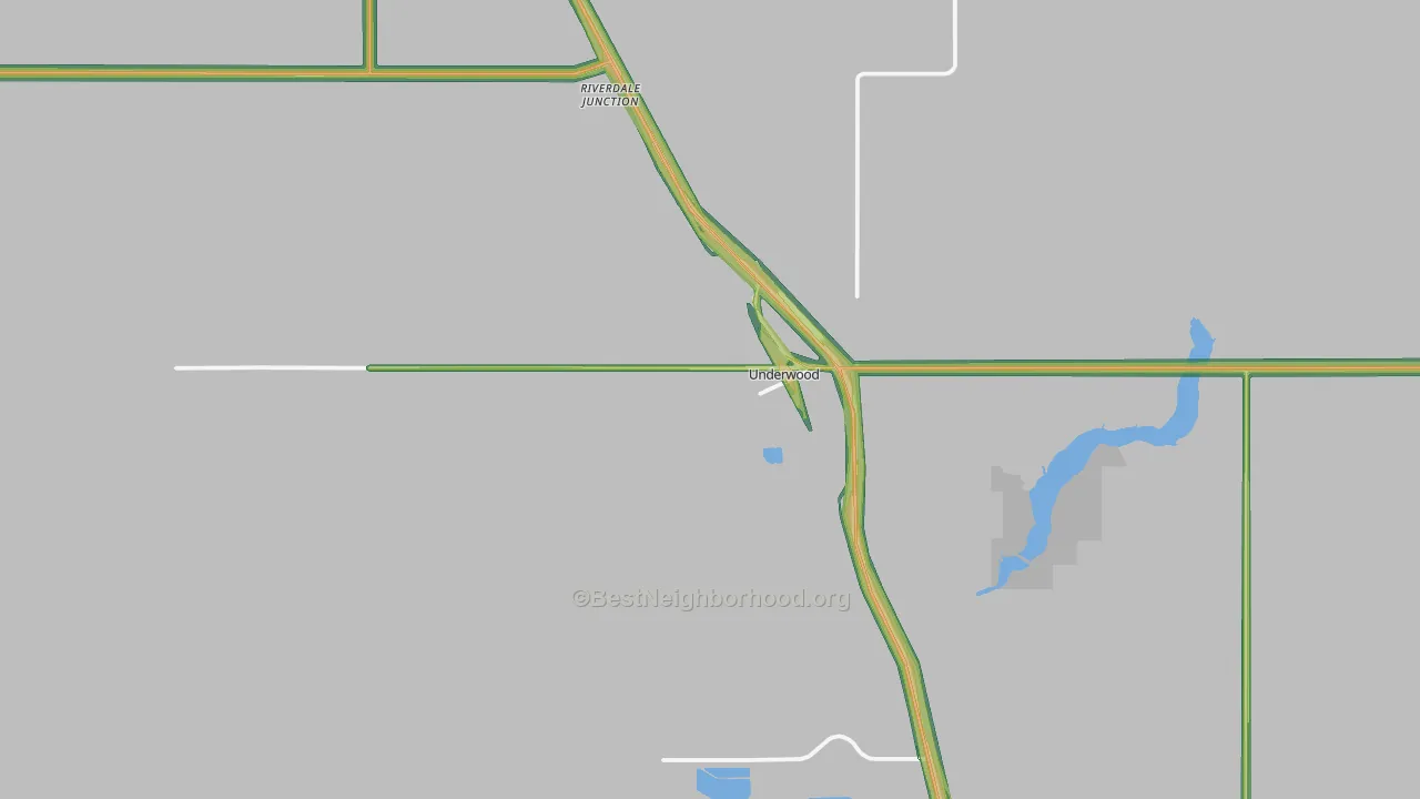 58576, ND Map of Noise Levels in 58576
