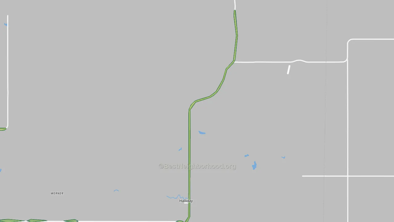 58636, ND Map of Noise Levels in 58636