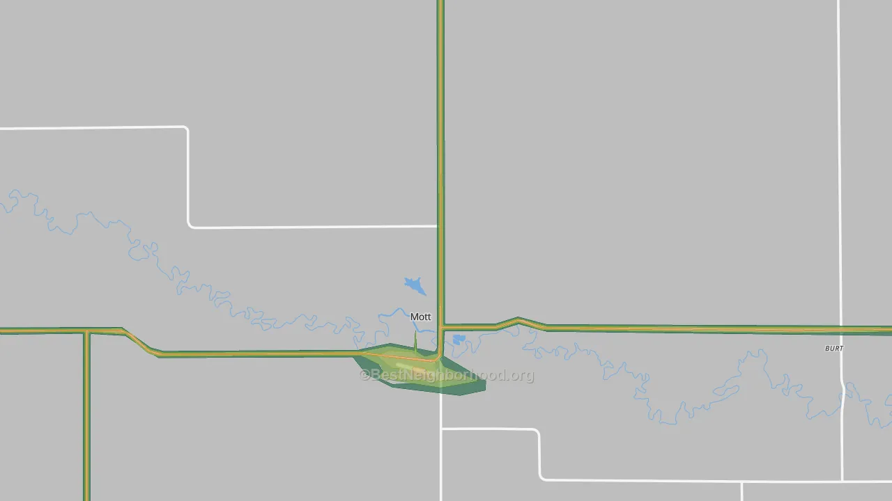 58646, ND Map of Noise Levels in 58646