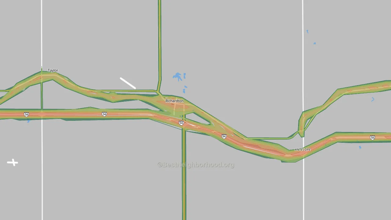 58652, ND Map of Noise Levels in 58652