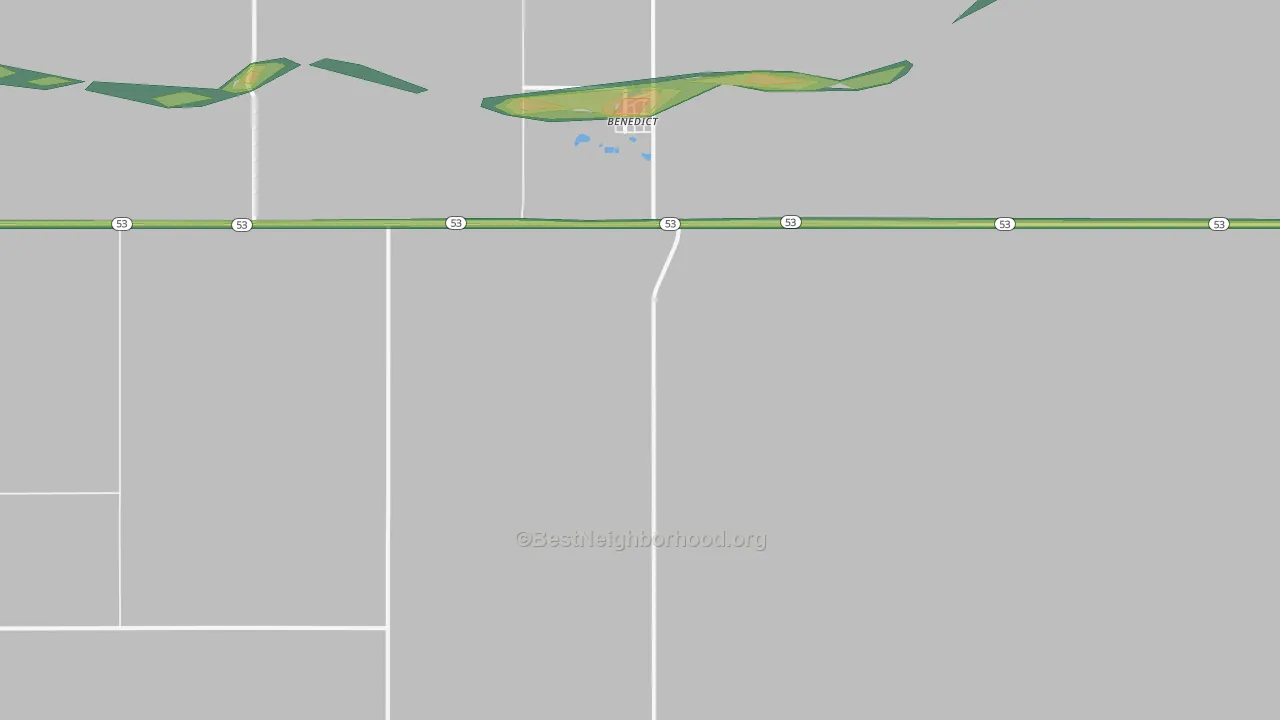 58716, ND Map of Noise Levels in 58716