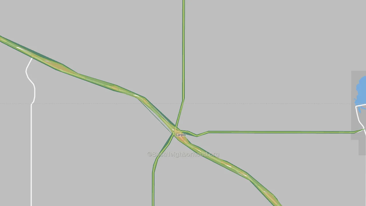 58725, ND Map of Noise Levels in 58725