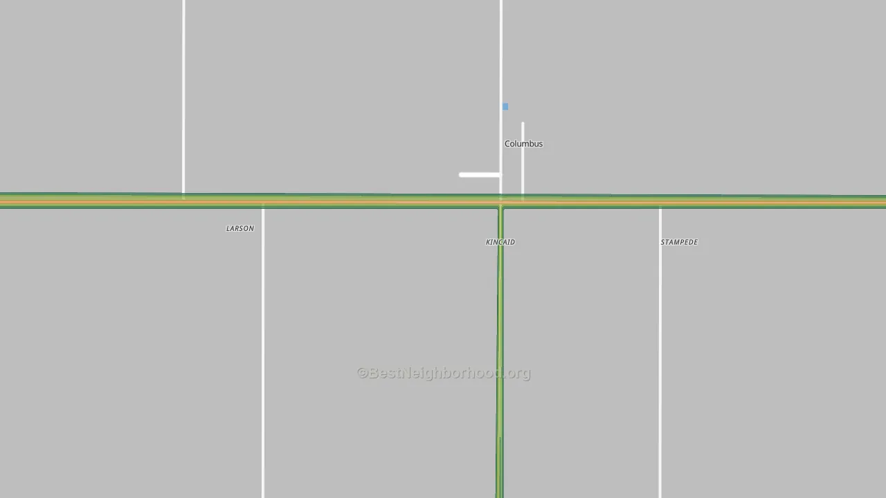 58727, ND Map of Noise Levels in 58727