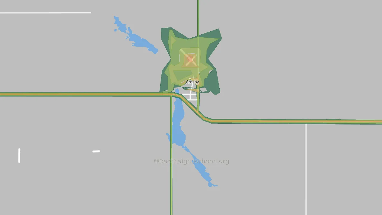 58730, ND Map of Noise Levels in 58730