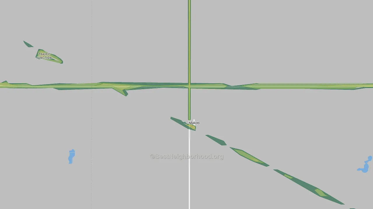 58756, ND Map of Noise Levels in 58756