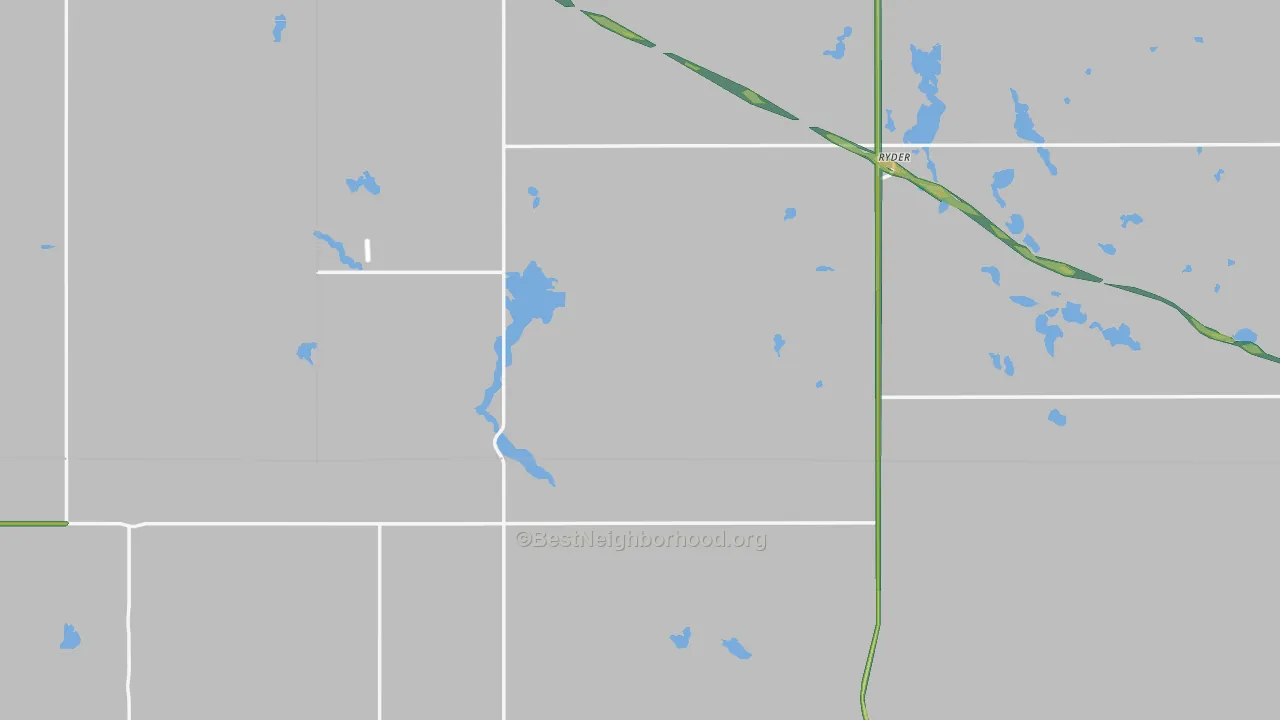 58779, ND Map of Noise Levels in 58779