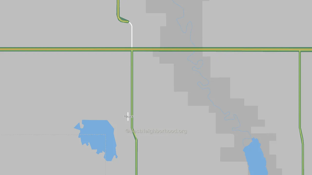 58787, ND Map of Noise Levels in 58787