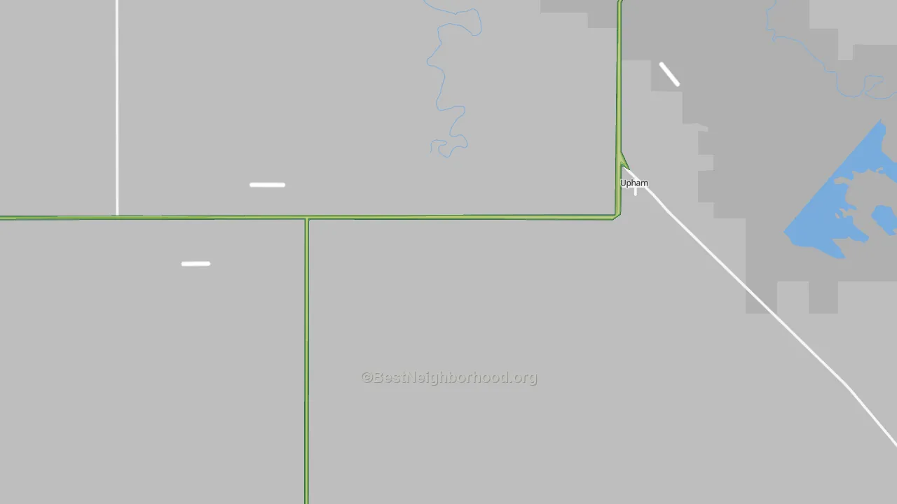 58789, ND Map of Noise Levels in 58789