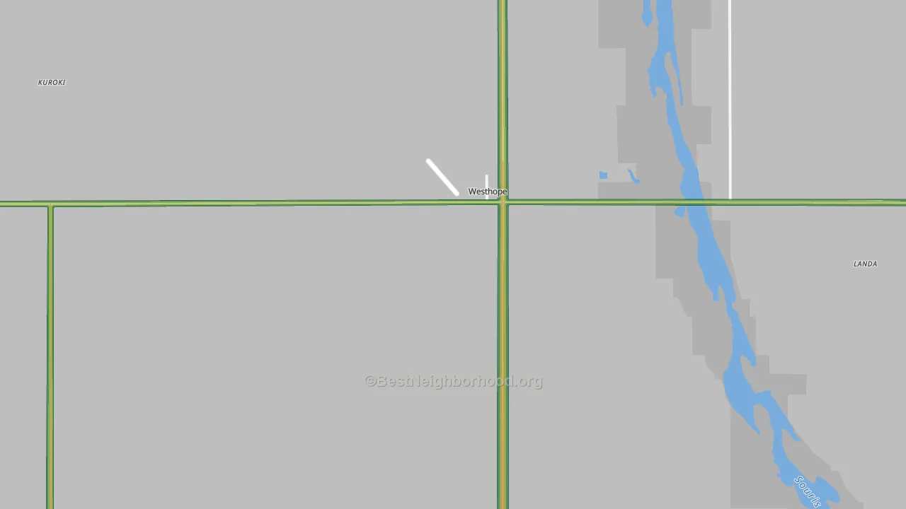 58793, ND Map of Noise Levels in 58793
