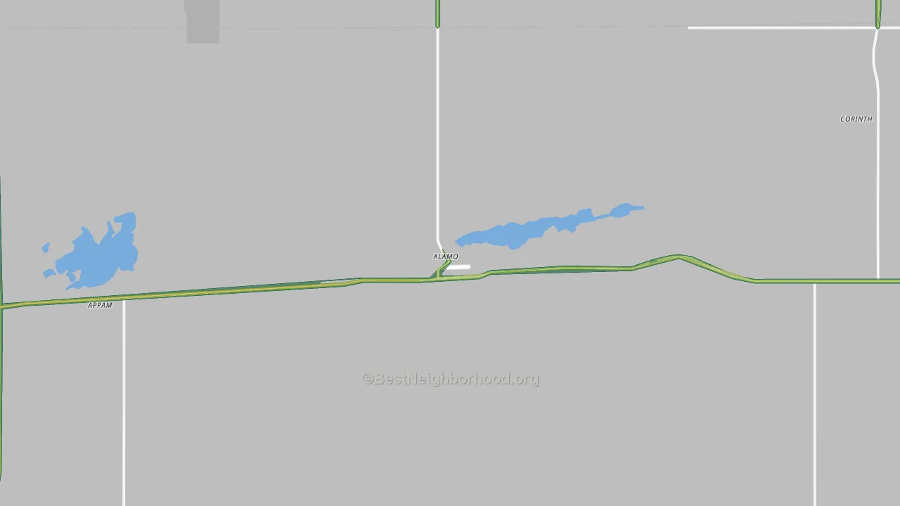 58830, ND Map of Noise Levels in 58830