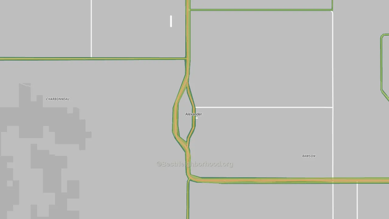 58831, ND Map of Noise Levels in 58831