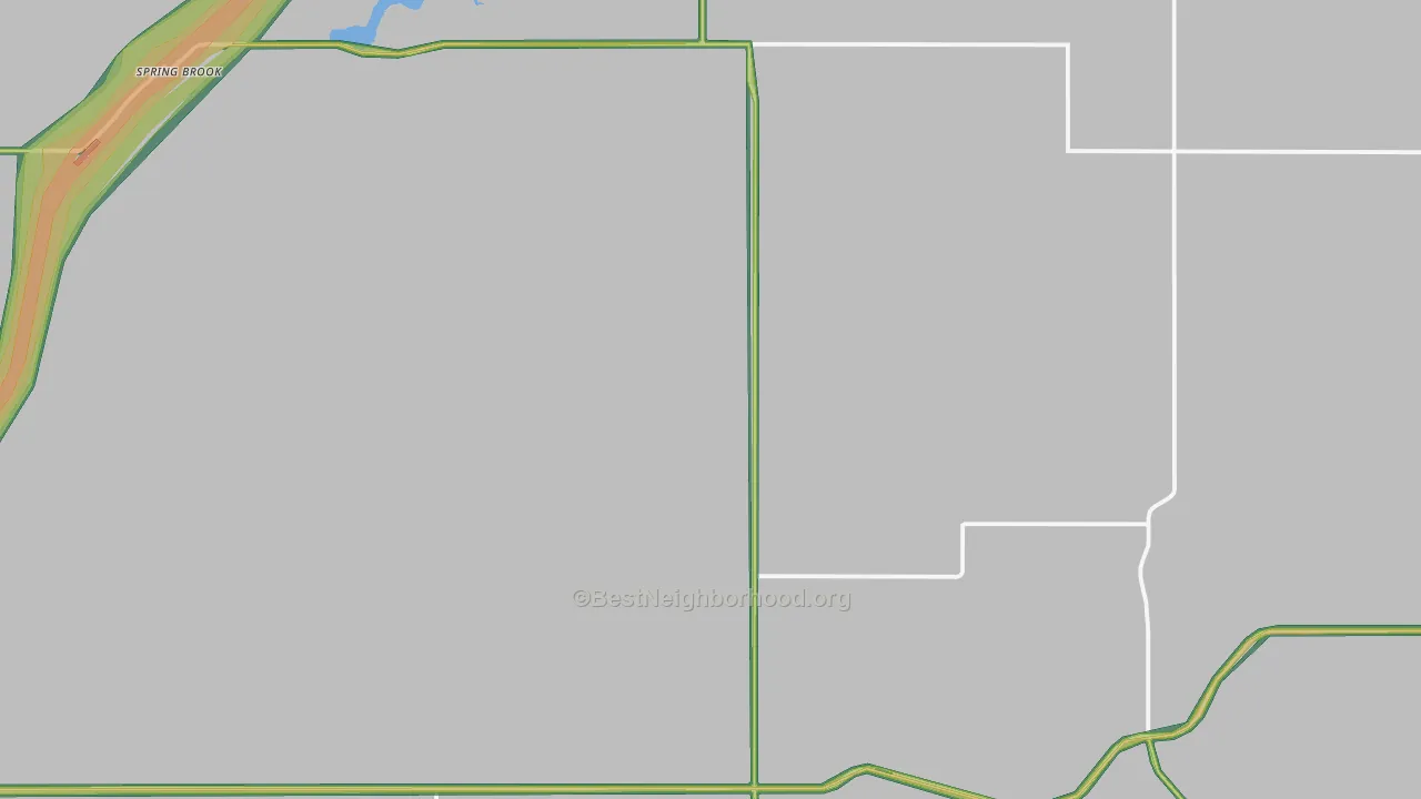 58843, ND Map of Noise Levels in 58843