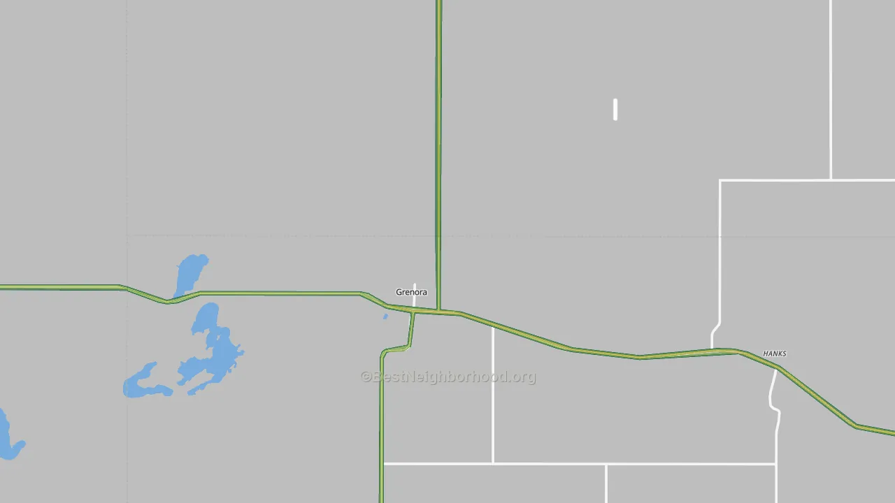 58845, ND Map of Noise Levels in 58845