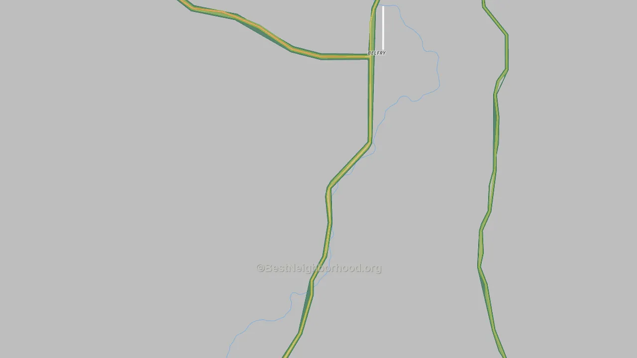 59008, MT Map of Noise Levels in 59008