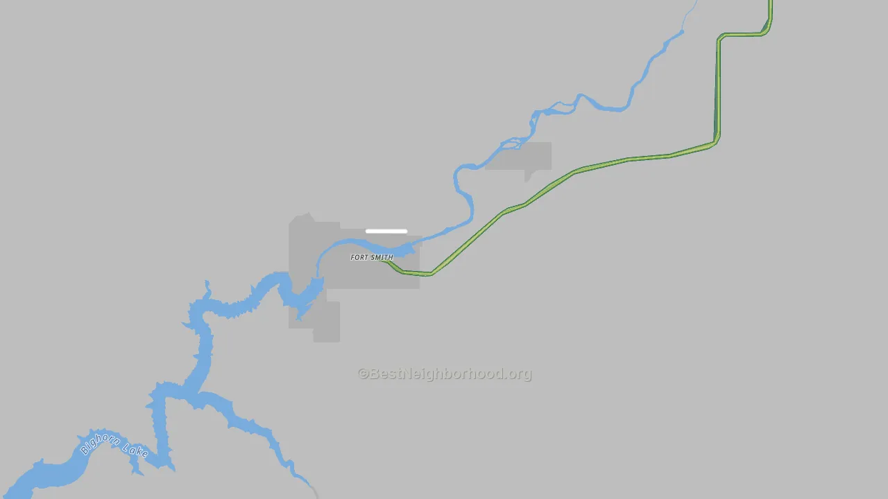 59035, MT Map of Noise Levels in 59035