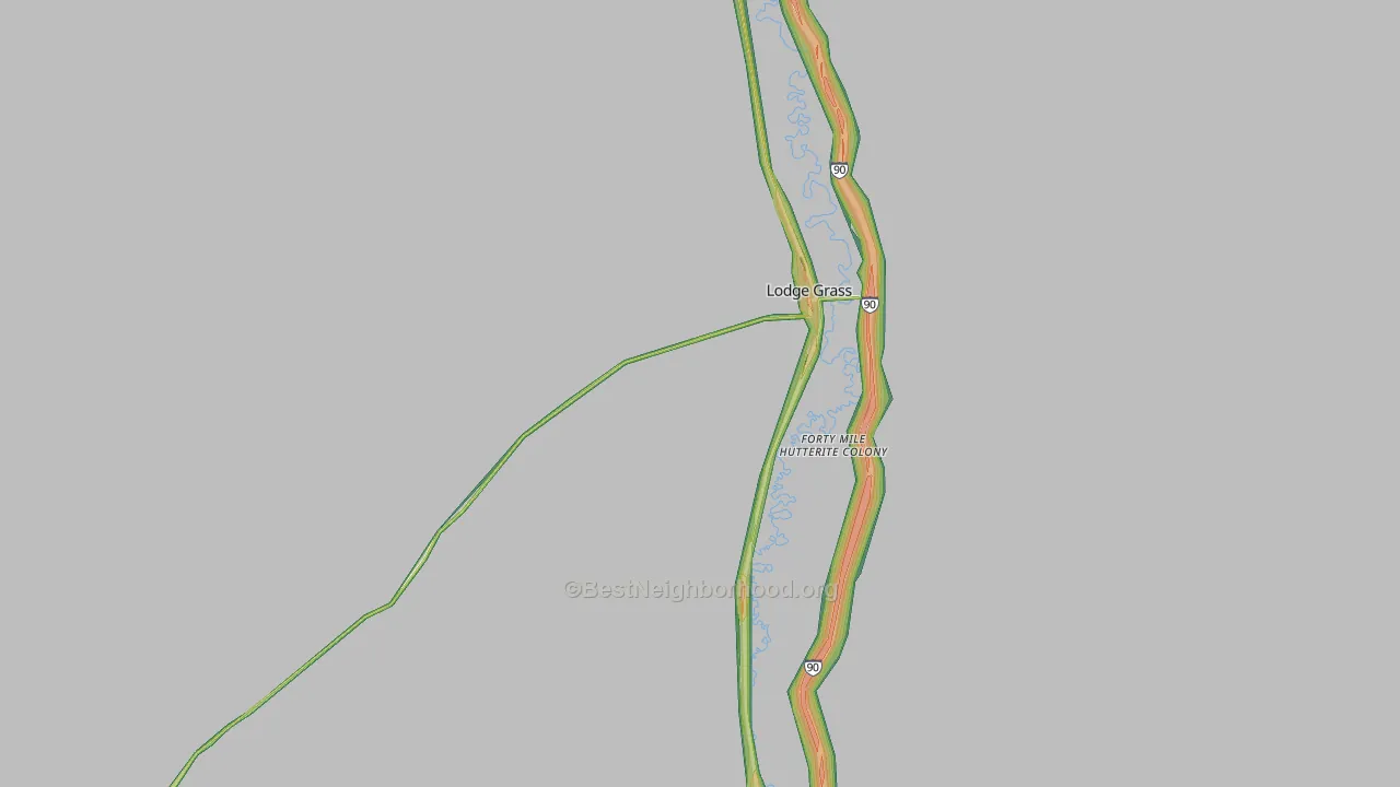 59050, MT Map of Noise Levels in 59050