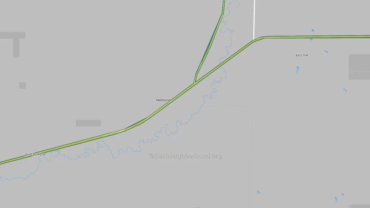 59054, MT Map of Noise Levels in 59054