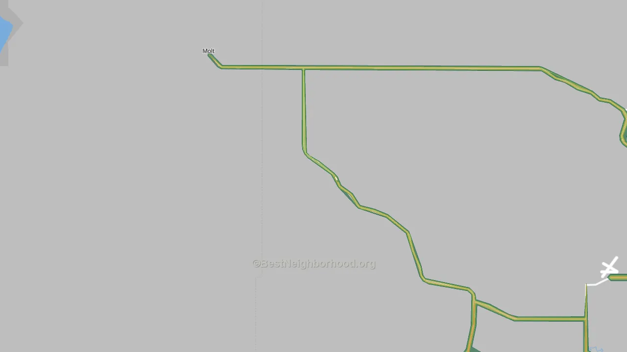 59057, MT Map of Noise Levels in 59057