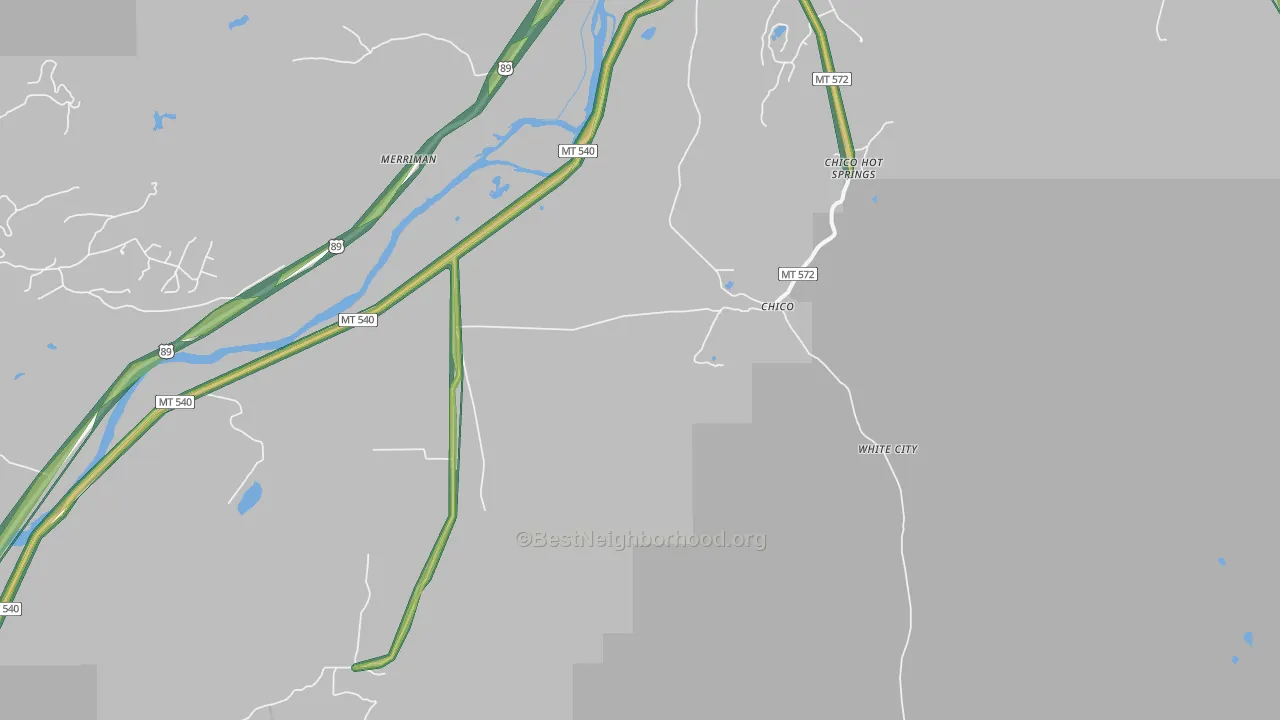 59065, MT Map of Noise Levels in 59065