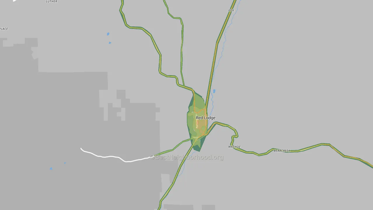 59068, MT Map of Noise Levels in 59068
