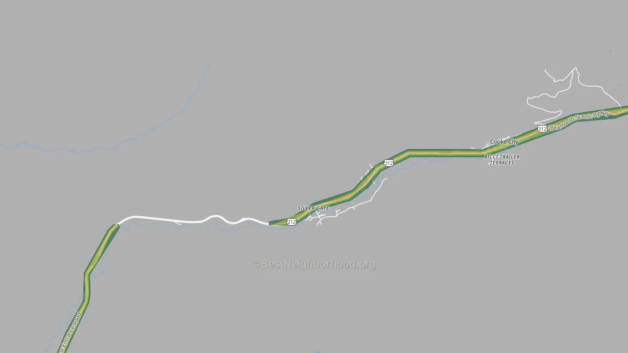 59081, MT Map of Noise Levels in 59081