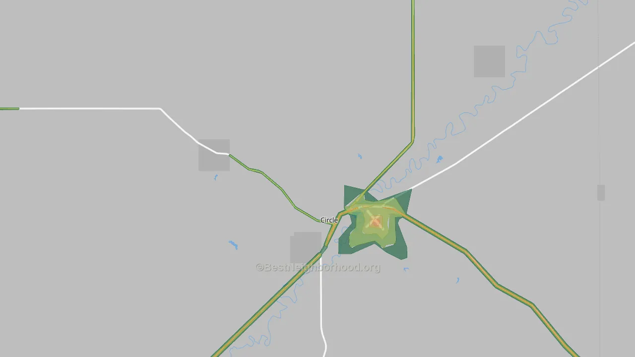 59215, MT Map of Noise Levels in 59215