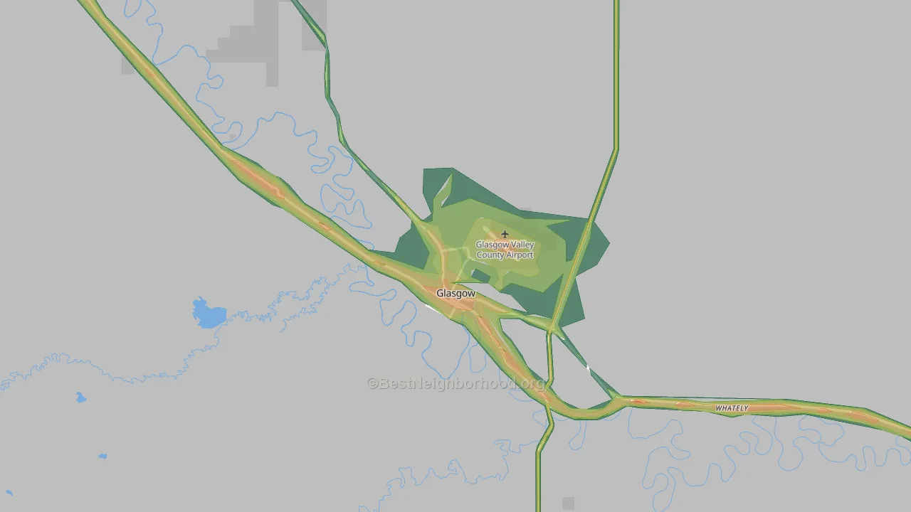 59230, MT Map of Noise Levels in 59230