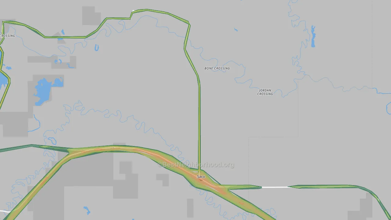 59261, MT Map of Noise Levels in 59261
