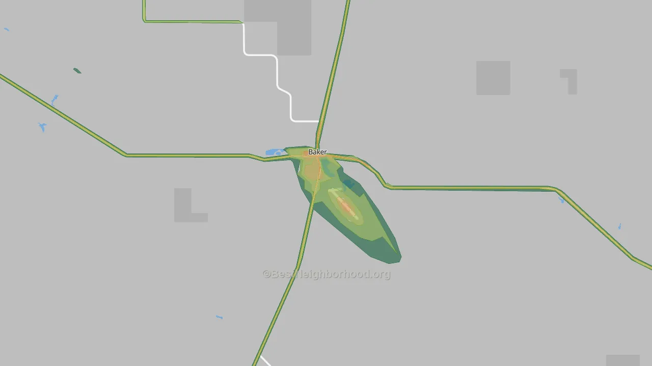 59313, MT Map of Noise Levels in 59313