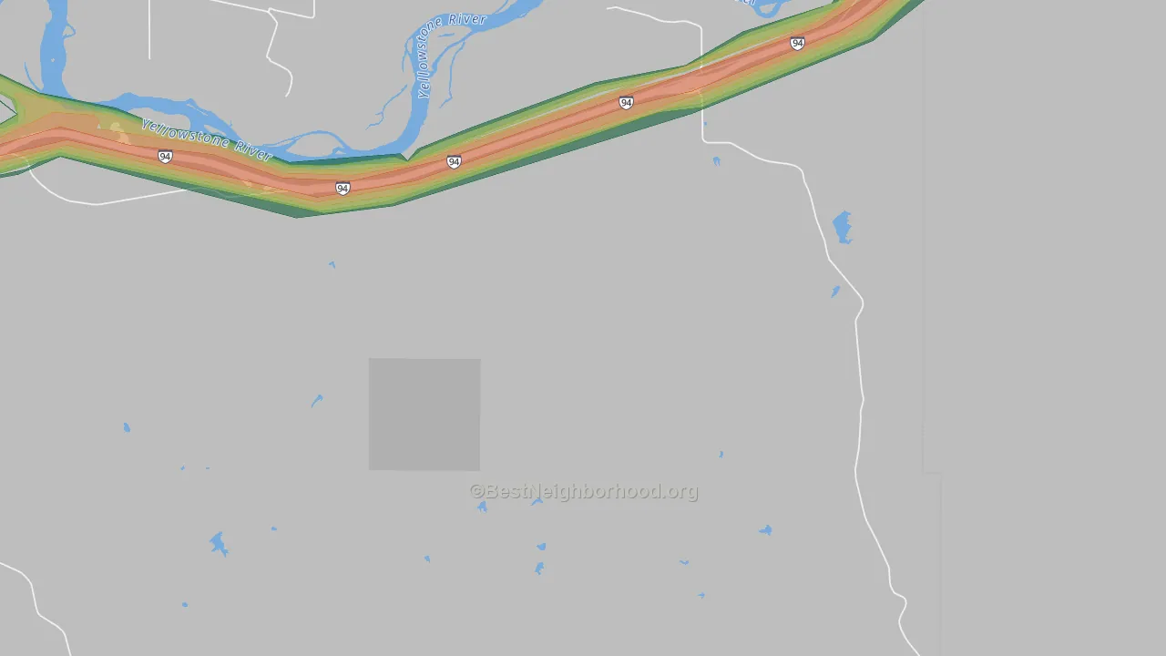 59333, MT Map of Noise Levels in 59333
