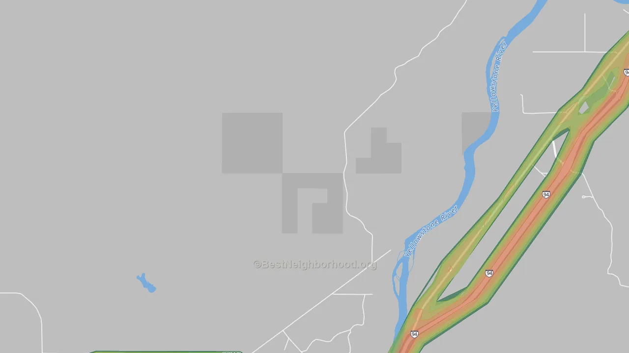 59338, MT Map of Noise Levels in 59338